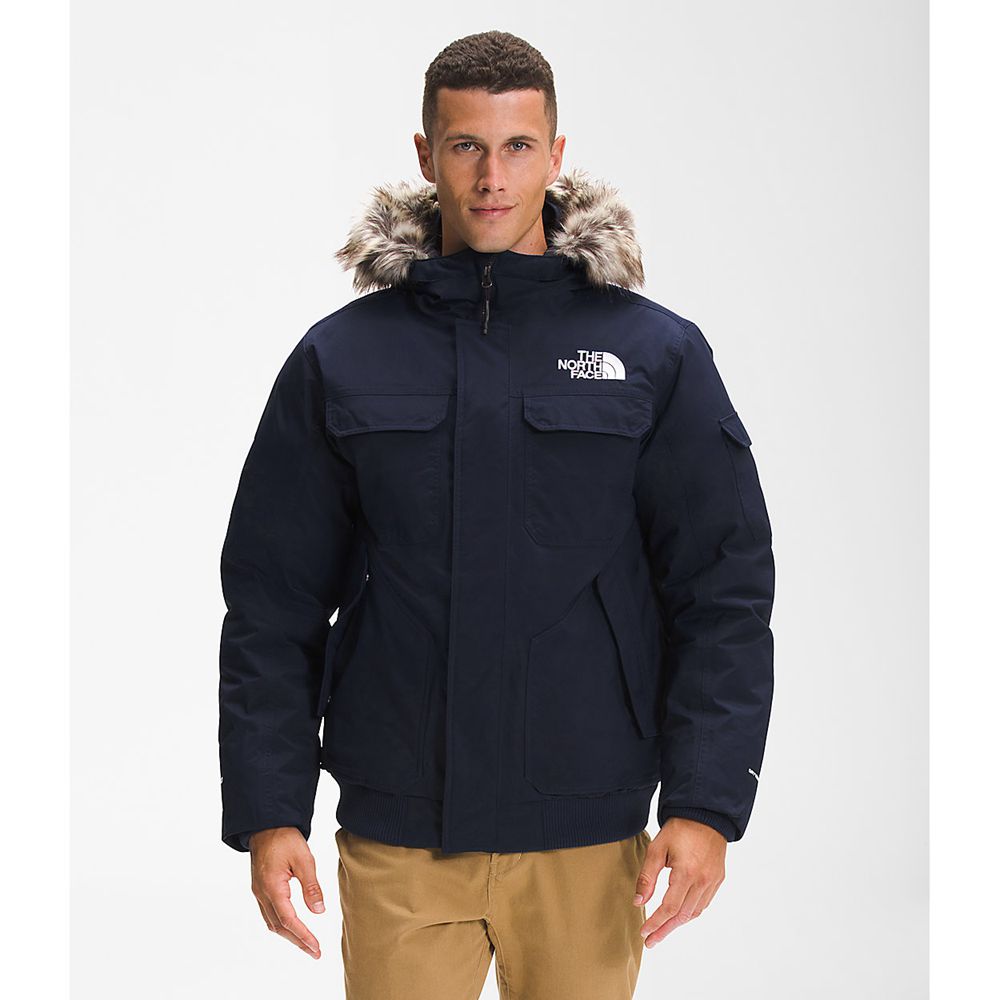 The North Face Winter Jacket Mens Australia - The North Face Gotham Iii Navy (MXV-457201)